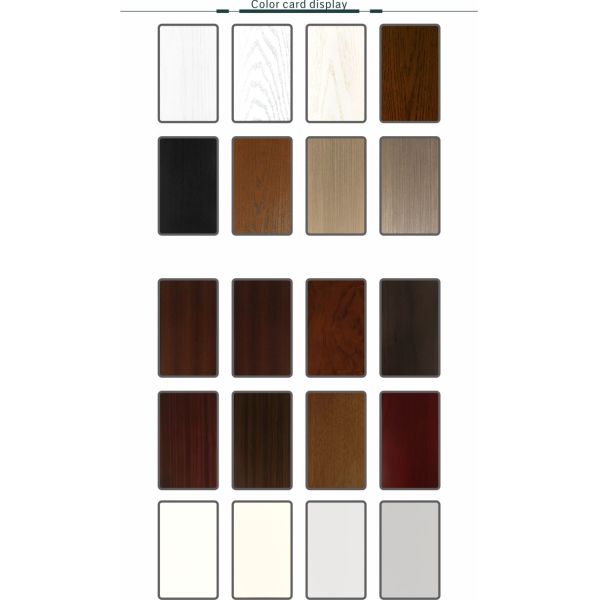 GMC Exterior Glass Wood Sliding Door 6 Layers Painting Water Proof