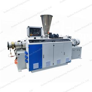 China 65mm Plastic Twin Screw Extruder PVC UPVC CPVC Pipe Production Line With Customized on sale