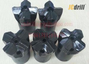 China 7° Tungsten Carbide cross Rock Drill Bits for Quarry / Mining Drilling 27 - 76 mm wholesale