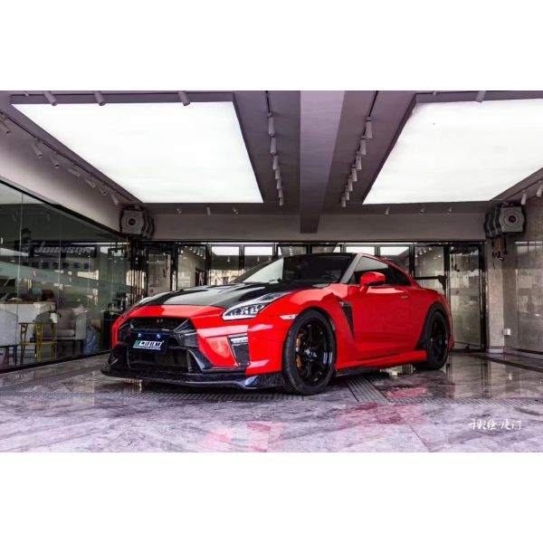 For Nissan GTR Body Kit GTR R35 Upgrades the VARIS-style Carbon Fiber Front and Rear Bumper Spoiler Body Kit