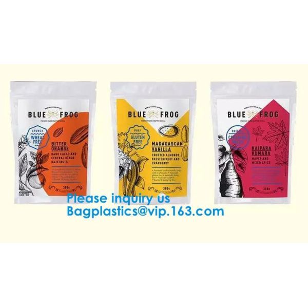 Custom Printing Shiny Laser Holographic Foil Pouch Bag,k Zipper Stand Up Pouch Bags, Mylar Food Aluminum Foil Bag