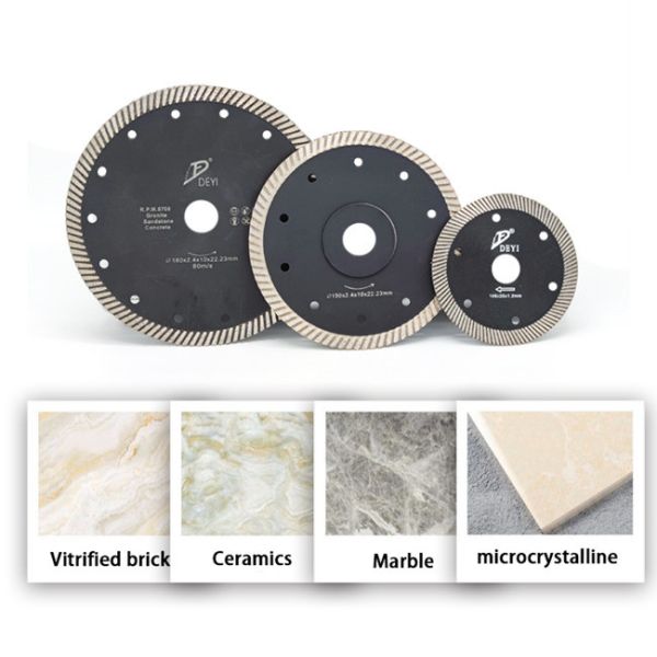 Turbo Rim Ceramic Tile Diamond Saw Tools Blade 230mm 250mm 300mm