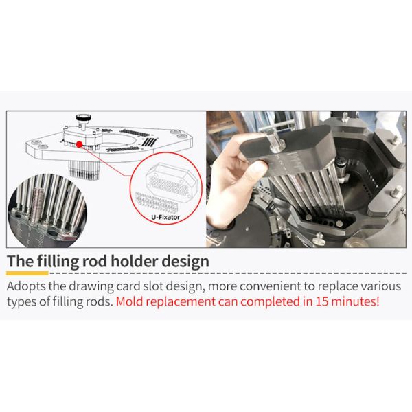 NJP 1500D Automated PLC Control Easy Control Capsule Filling Machine