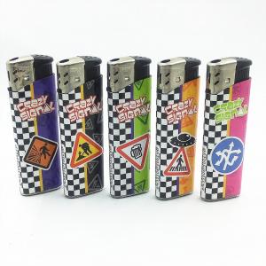 China Custom Sign Refillable Electronic Gas Cigarette Lighters Dy-026 Samples US 0.01/Piece wholesale