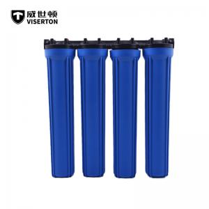 China Polypropylene PP 20 Inch Front Water Filter Housing 4 Minutes 3013 Ro Membrane Housing on sale