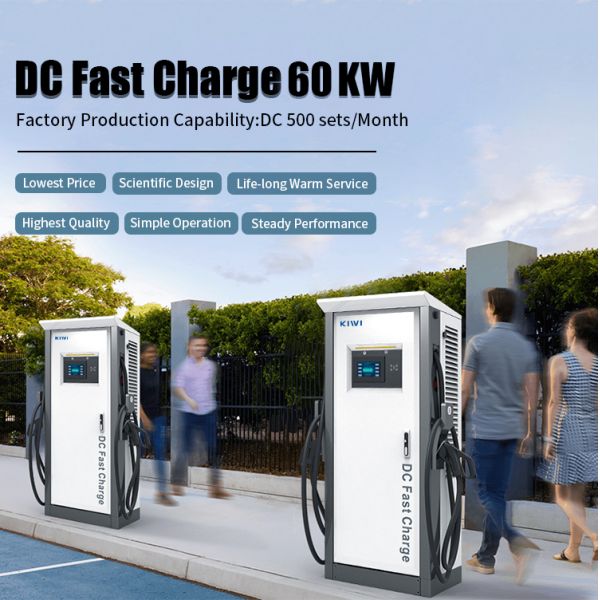 60KW 120KW DC EV Car Charger Ocpp 1.6J CE Tuv IP54 EV Charging Station for Electric Cars