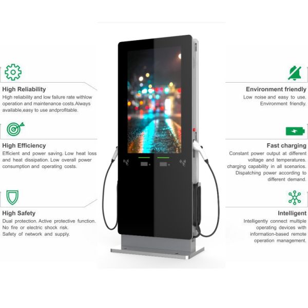 3 Phase Car EVSE EV Charger LED Level 2 CCS Car Charger For Electric Cars