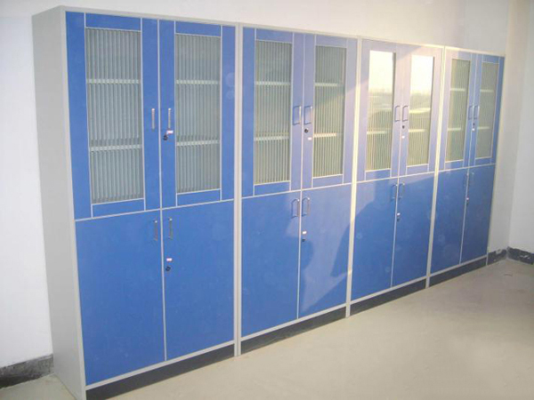 Fireproof Lab Storage Cabinets Epoxy Protective Layer With Adjustable Foot