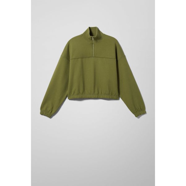 New Fashion Fall Clothing Turtle Neck Zipper Sweatshirt Women