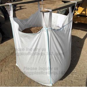 Durable PP Woven Big Bag From China Big Bag woven bags,1 ton black color sand