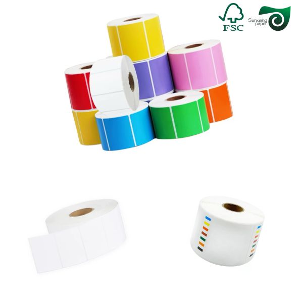 226μM Self Adhesive Sticker Paper White Glossy Waterproof Polypropylene Synthetic Paper