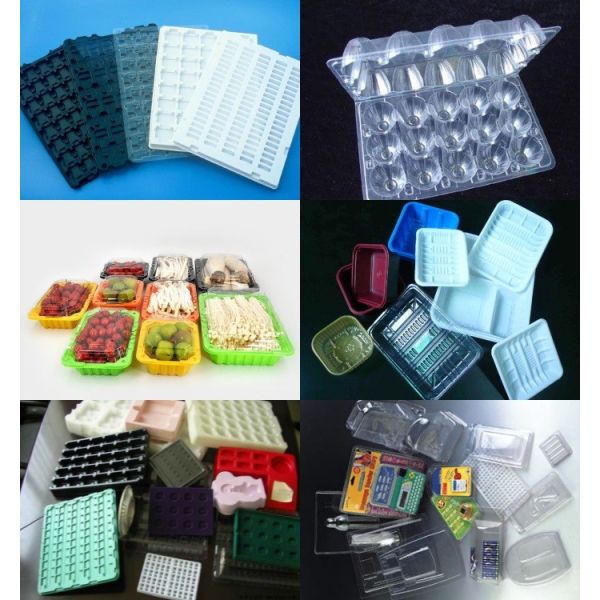 Automatic Thermoforming Blister Machine Process Multi Station