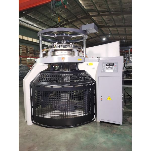 4 Tracks Professional Fleece Knitting Machine 30RPM Three Thread Circular