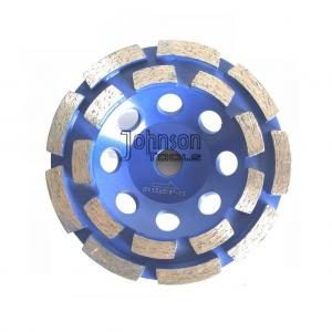 China Double Row Diamond Grinding Wheel For Fast Grinding Mid Hard Concrete on sale