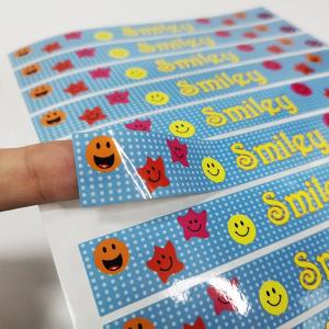 China Custom Printing Repositionable Self Adhesive Sticker Gloss Finishing wholesale