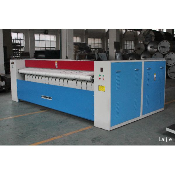 Steam Heating Hotel Linen Sheet Ironing Machine With 800mm Roller Diameter