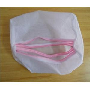 China Two Pockets Durable Mesh Bags Zippered Laundry Mesh Wash Bag wholesale