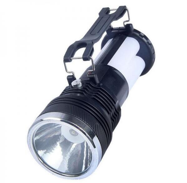 Handheld Solar Camping Lights Cable US Plug Rechargeable 100-200 M Lighting