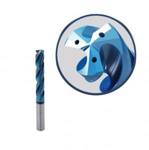 China Wxsoon Precision Internal Coolant 3 Flutes Tungsten Carbide Drill wholesale