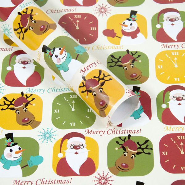 70gsm Printed Gift Wrapping Paper Eco Friendly