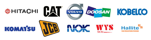 rubber seal parts excavator hydraulic cylinder seal kit