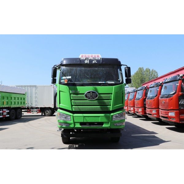 1800rpm FAW Jiefang J6P Used Tipper Dumper Trucks State VI