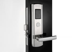 China Home Keyless Electronic Digital Door Lock 300×78 Mm Front Plate With 4 A 1.5V Batteries wholesale