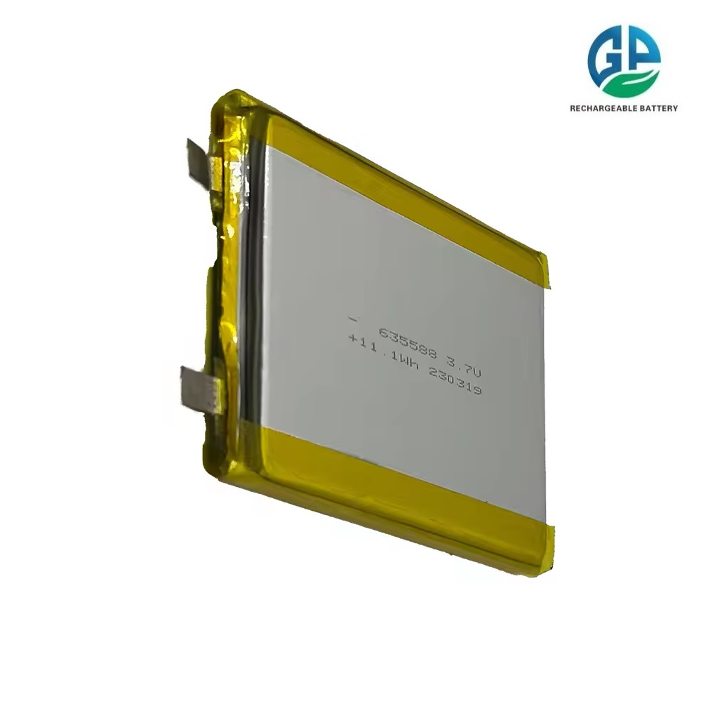 High Discharge Rate Battery 635588 3.7V 11.1Wh 3000mAh Battery High Capacity LiPo Battery Cells