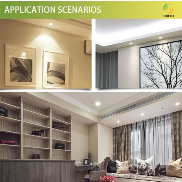 LED Downlights 5W 7W 9W 12W 15W Round Anti-Fog COB Recessed LED Spot Lights