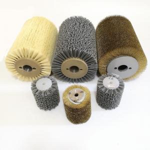 China Cylindrical Abrasive Wire Brush Roller For Restore Antique Wood wholesale