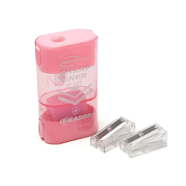 Manual Eraser School Pencil Sharpener Single Hole