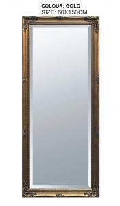 China antique floor standing beveled mirror 60x150cm on sale
