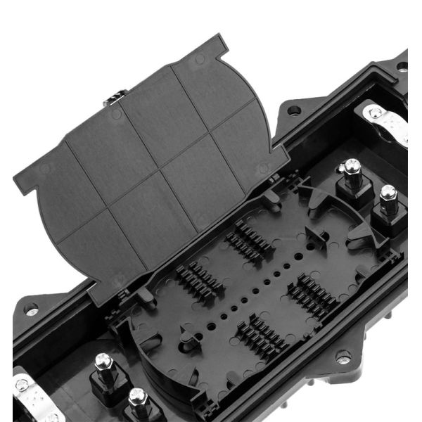 288 Core Optical Fiber Splice Closure Fiber ABS Case 24F 12F