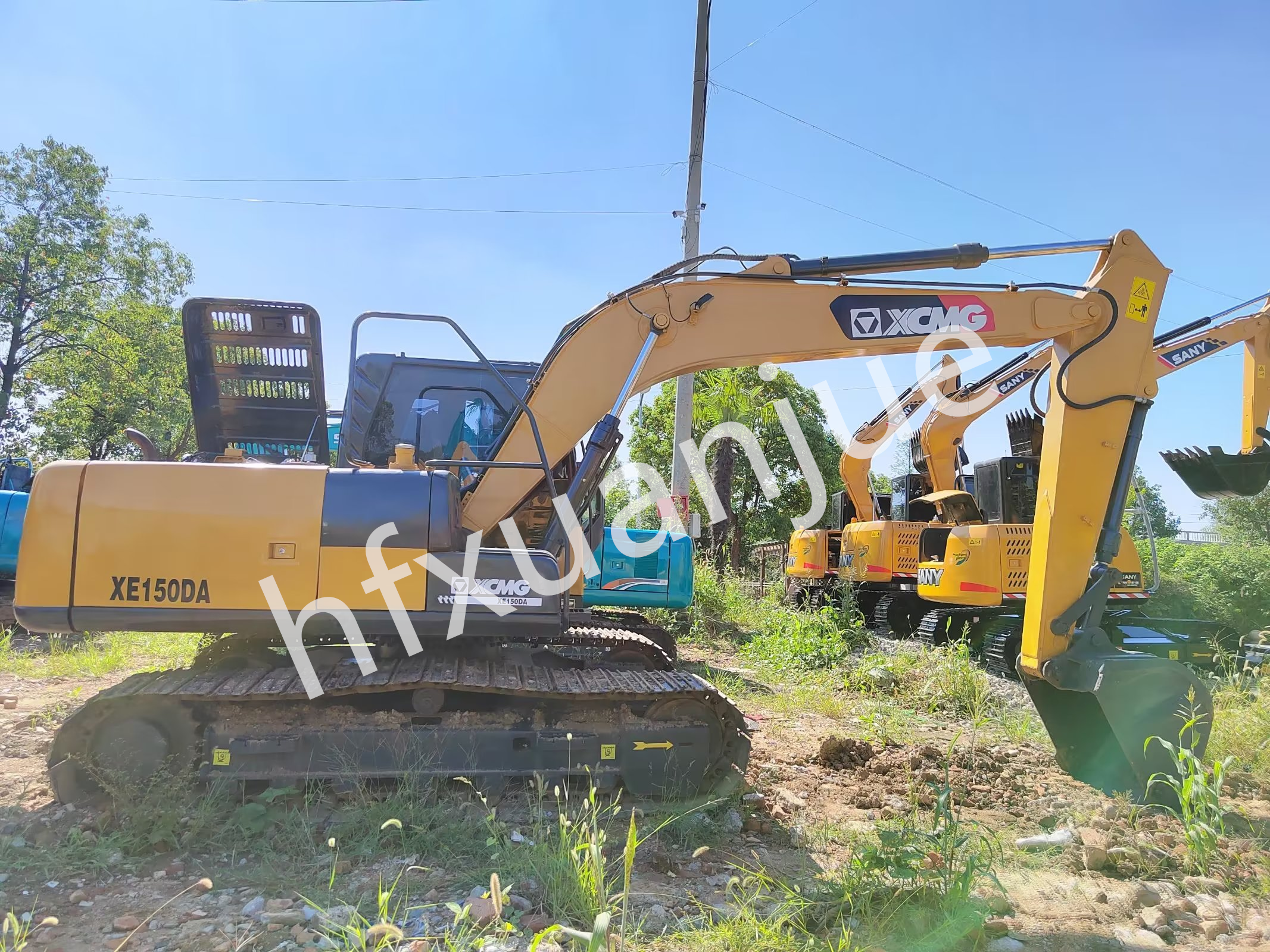 14600kg XCMG XE150DA Used Excavator Machine Heavy Machinery
