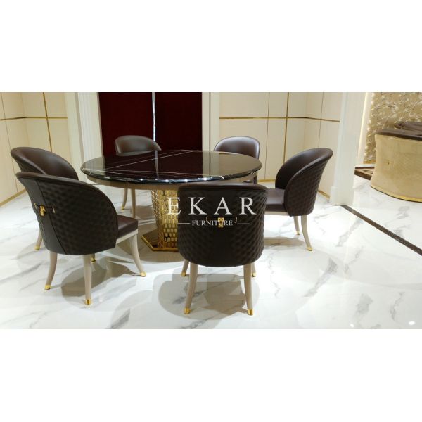 Househole Dining Table And Chair Round Dining Table W002D1R