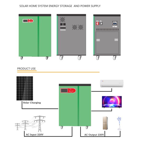 Industrial Household Energy Products Off Grid Power Station 8kw 5kw Complete Solar System