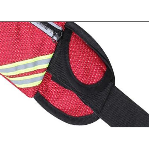 Waterproof Mens Running Waist Pack , Lycra Running Waist Bag With Water Bottle