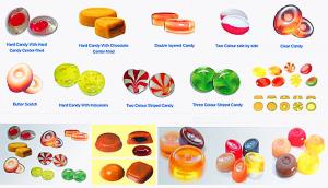 China Hard Candy Mould Depositing Machine Line also Used as Jelly Candy and Lollipot Production by Adding Some Devices wholesale