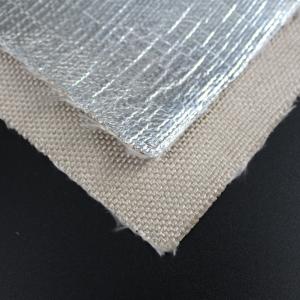 China Dimensional Stability Fiberglass Fabric Cloth 18um Aluminum Foil Coated AL2025 wholesale