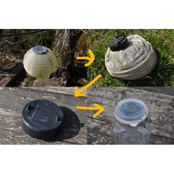 Dia 106mm Round Solar Panel No Frame For Mason Jars Solar Mosquito Control