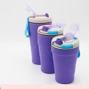 360ml 12oz Reusable Coffee Mug Silicone PP Eco friend Materials