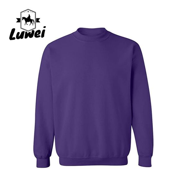 Sports Heavy Cotton Mens Fleece 300g 100%Cotton Felpe Con Cappuccio Pullover Crewneck Sweatshirt Slim Fit Hoodies