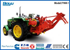 China Self-propelled Pulling Tractor Machine Groove number 8 Bull wheel 450mm Max steel rope 18mm on sale