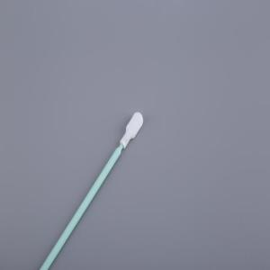 Polypropylene Handle Polyester Swab , Knitted Fiber Cleaning Swabs Q Tips