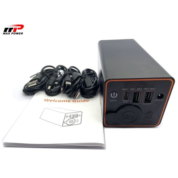 100W 23400Wh Portable Power Station Energy Storage Batteries With PD QC Cigarette Lighter Outlet 12V DC Output
