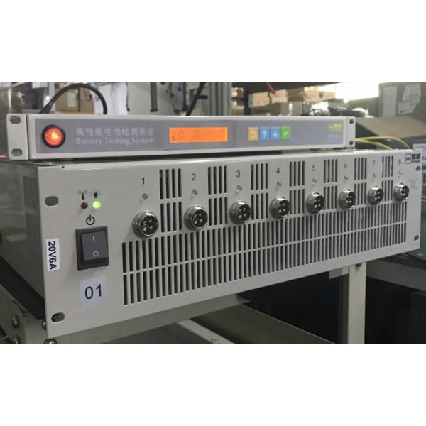 20V6A 8 Channel 18650 Battery Charger Capacity Tester Constant Current