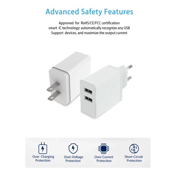 ODM Fast Wall Charger 18w USB Charger Quick Charge 3.0 US 5V 9V 12V Mobile Phone Charger