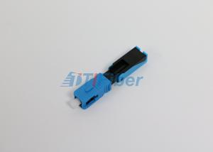 China Singlemode Fiber Optic Connector Sc / Upc , Fast Fiber Optic Cable Connectors on sale