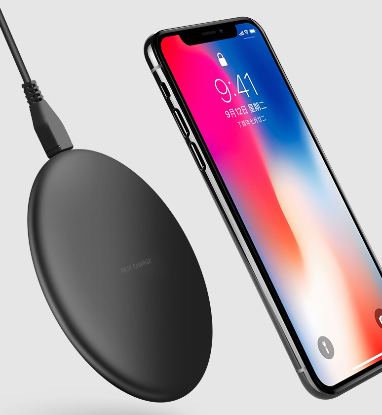 High Efficient Wireless Mobile Phone Charger 10W Customized Logo