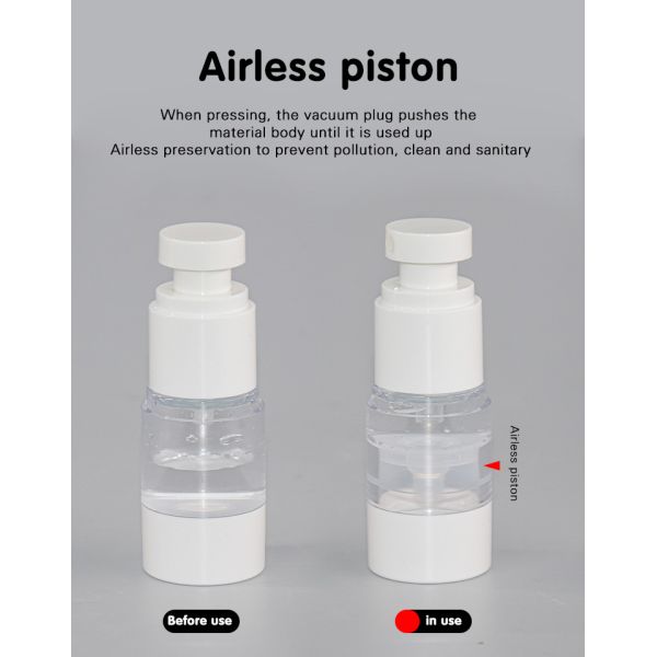 UKP21 15ml 30ml 50ml AS Airless Bottle With Spray Pump Fine Mist Cosmetic Packaging